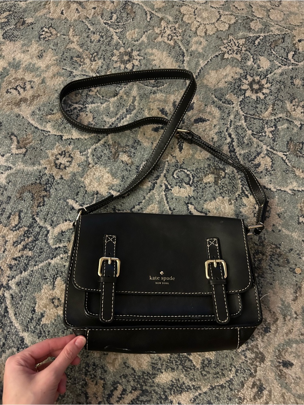 •Kate Spade• black Essex scout crossbody bag
